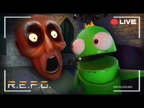 Видео: Унижаем монстров... или они нас  | R.E.P.O. Хэллоуинский стрим