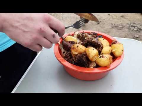 Видео: Казан-кебаб из гуся! Гусь в казане на костре