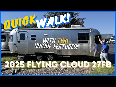 Видео: Первый взгляд на самый продаваемый туристический прицеп Airstream 2025 года: Airstream Flying Clo...