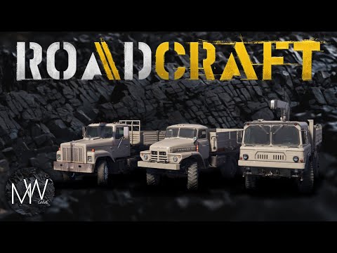 Видео: RoadCraft Тестирование грузовиков с бортовым кузовом.