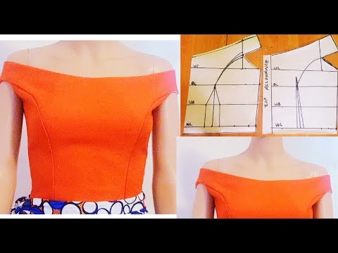 Видео: КАК СДЕЛАТЬ ТОП/БЛУЗКУ С ОТКРЫТЫМИ ПЛЕЧАМИ И РУКАВАМИ / УЗОР «ПРИНЦЕССА»