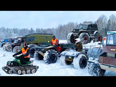 Видео: ТАКОГО еще не было! 30 разных вездеходов сошлись в битве! Большая битва вездеходов 2021 1 часть!
