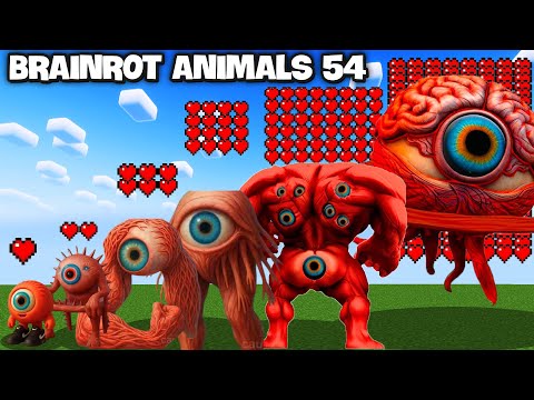 Видео: BRAINROT AI ANIMALS 55 + БЕССМЕРТНОЕ ИСПЫТАНИЕ В Minecraft
