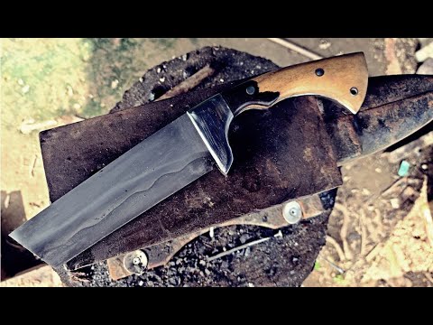 Видео: сделать кемпинг нож Кливер