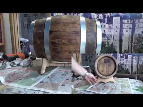 Видео: #Браширование и #вощение #бочки