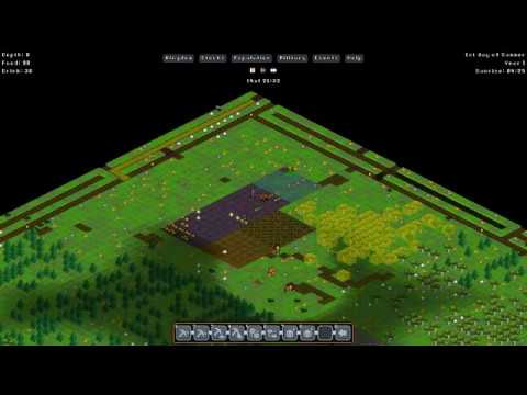 Видео: 02 Gnomoria v1.0 no mod. Нужно больше минера..., тьфу гномов! ;-)