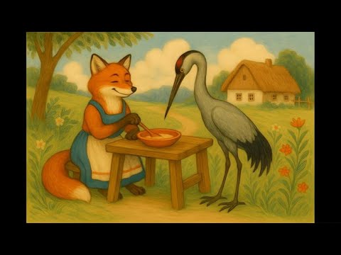 Видео: Лисичка та журавель
