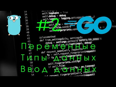 Видео: Go #2. Способы создания переменных, типы данных, приём ввода от пользователя в языке Golang
