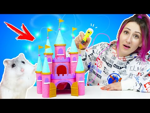 Видео: НОВЫЙ ДОМ для ХОМЯКА 🐹 ЗАМОК Disneyland /Рисую 24 Часа Челлендж