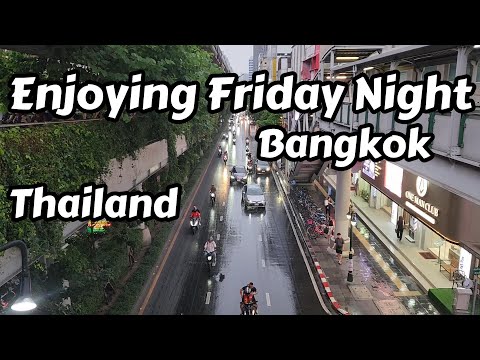 Видео: Отличный пятничный вечер в Бангкоке, Таиланд