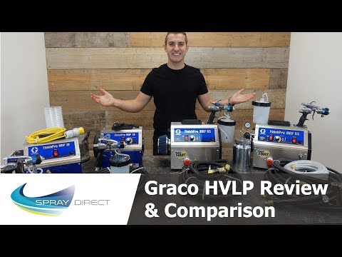 Видео: Обзор и сравнение Graco HVLP TurboForce II 7.0 и 9.5