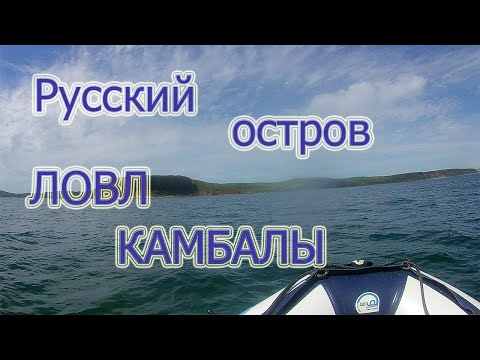 Видео: Морская рыбалка, ловля камбалы  Русский остров район Тобизина