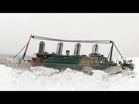 Видео: Металлический пазл конструктор ТИТАНИК - занимательная сборка