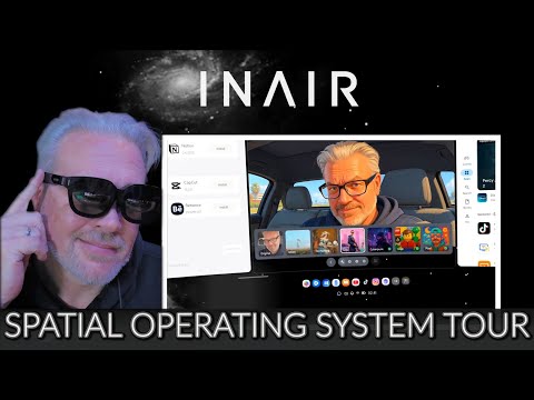 Видео: Обзор INAIR Pod Spatial OS и как разблокировать его скрытые функции.