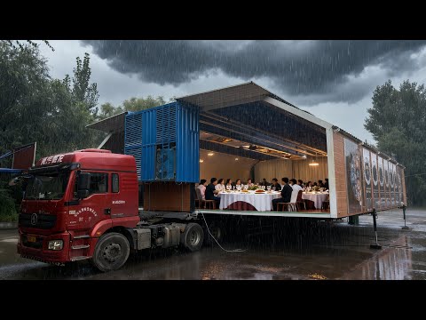 Видео: Удивительный мобильный банкет-фургон класса люкс из Китая!