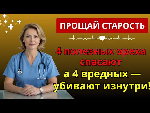 Видео: После 65? 4 ореха, которые нужно есть — и 4, к которым нельзя прикасаться! | орехи после 65