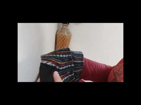 Видео: Носки из остатков пряжи .