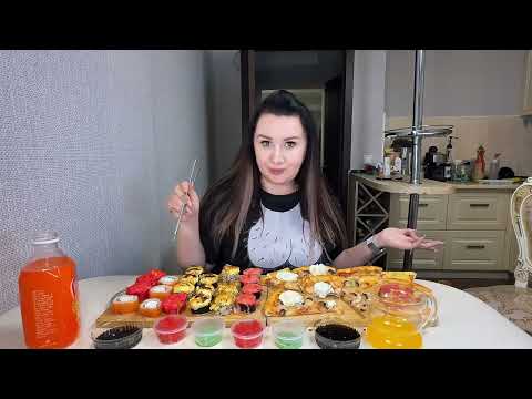 Видео: РОЛЛЫ | МУКБАНГ | подпишись, поболтаем 🩷