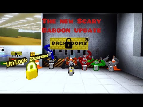 Видео: Новое обновление Scary Baboon!!! (BackRooms)