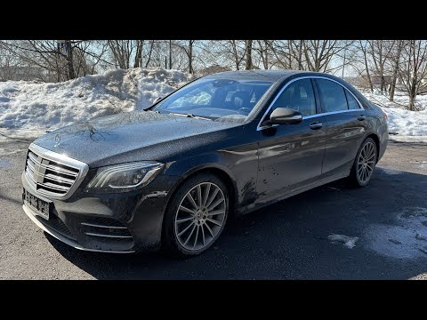 Видео: Mercedes-Benz S400d - 340лс, 2020г, 129.000км, цена 6.900.000 рублей.