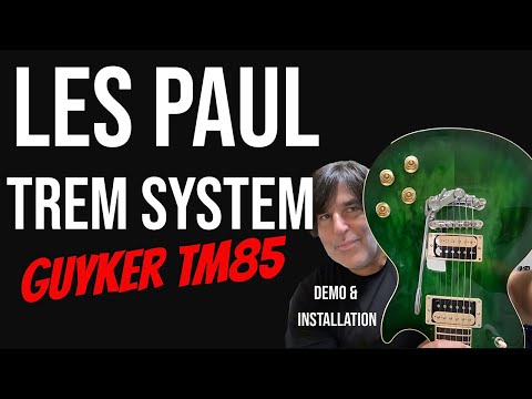 Видео: Электрогитара Guyker Tune O Matic Style с бриджем, стоп-баром и тремоло, совместимая с LP и SG