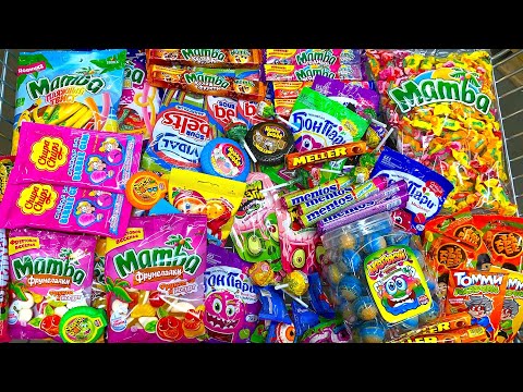 Видео: Конфеты и Сладости 🍟 Мега Шоппинг! Kinder,Mamba,M&M,Fruit-tella, Chupa Chups.Shopping a lot of candy