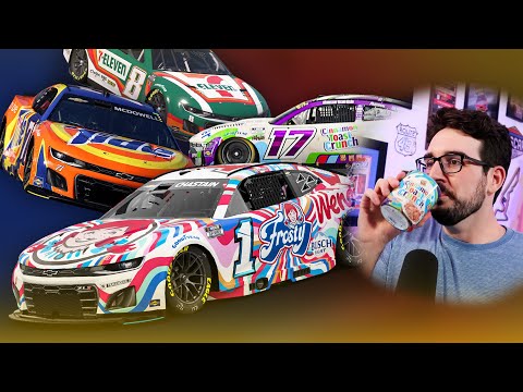 Видео: Рейтинг моих любимых схем окраски NASCAR 2025 года!