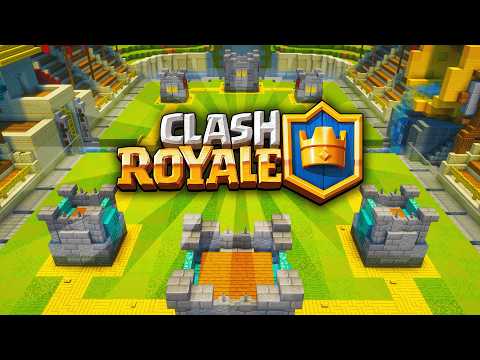 Видео: Я построил CLASH ROYALE в Minecraft с помощью REDSTONE!!
