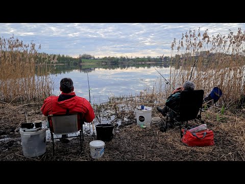 Видео: Хотим Одолеть Карася! Рыбалка с Ночевкой на Тетеринском Водохранилище. Фидер на Чесночные Пуфики.