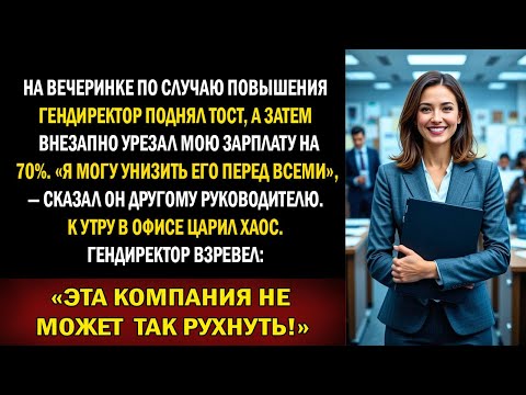 Видео: Генеральный директор урезал мою зарплату на 70% на празднике повышения — и подписал крах на 1,9 млрд