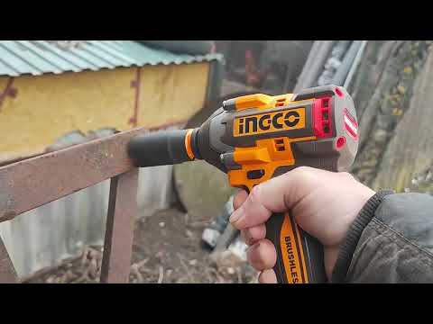Видео: Гайковёрт ingco 500 H одолел 30 летнию борону