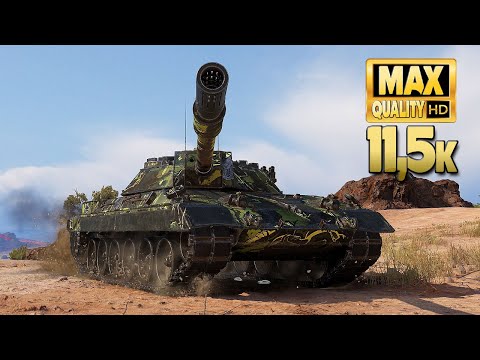 Видео: Carro 45t: Отличный бой на Эль-Халлуфе - World of Tanks