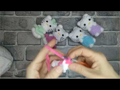 Видео: МК  Мини Hello Kitty, Хеллоу Китти!!! За 15 минут!!! В пижамке описание под видео.