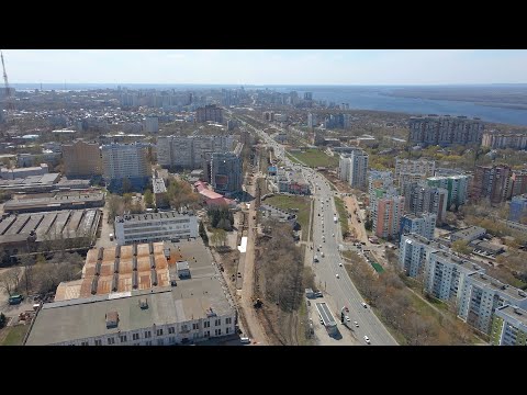 Видео: Подготовка к строительству эстакады на улице Ново-Садовой в Самаре: дублер полостью перекрыт