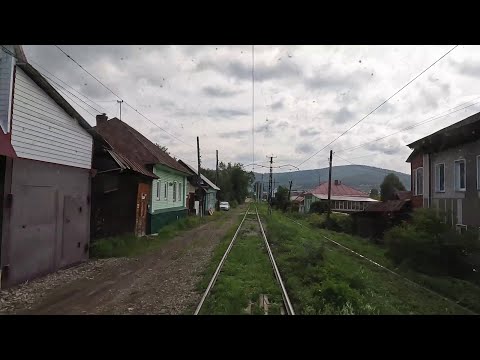 Видео: Маршрут трамвая номер 3 (г. Златоуст) Центр развития туризма - площадь Металлургов (route tram)