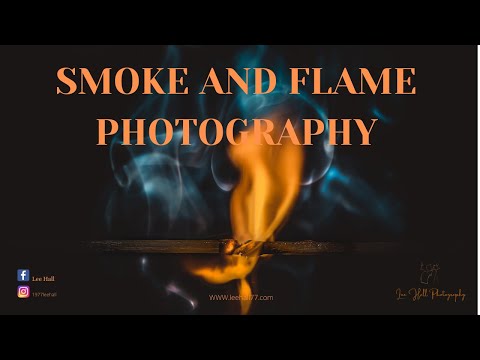 Видео: Художественная макросъемка дыма и пламени.