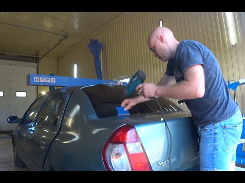 Видео: Renault Symbol. Как затонировать пленкой NDFOS PHP Black 05 Pro Series