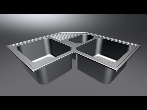 Видео: 3ds Max для начинающих.  Моделирование кухонной мойки в 3ds max Часть 2