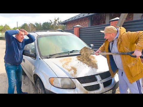 Видео: Лысая Борода ИЗУРОДОВАЛ МАШИНУ Старого. Nerf Brothers