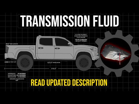 Видео: Как заменить трансмиссионную жидкость. Слив и заливка. Tacoma 2-го и 3-го поколений.
