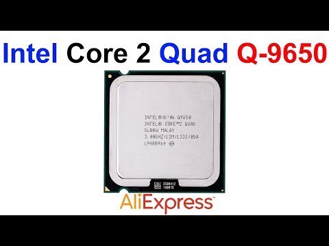 Видео: Процессор Intel Core 2 Quad Q9650 AliExpress !!!