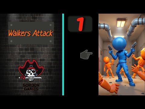 Видео: Walkers Attack➤Часть 1. Начало➤Прохождение