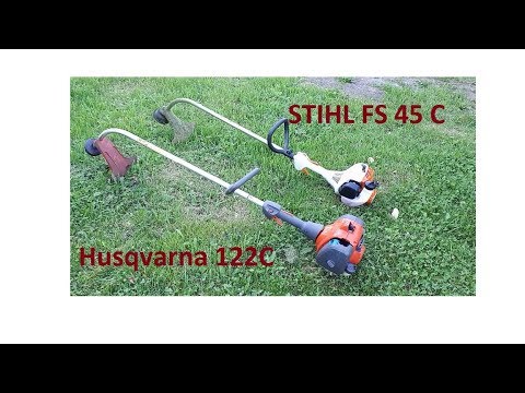 Видео: Husqvarna 122С и STIHL FS 45 С Отзыв и сравнение