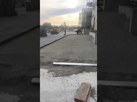 Видео: 130 м2 брусчатки 