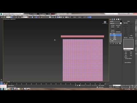 Видео: моделирование шторы 3D Max