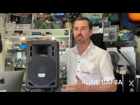 Видео: Видеообзор на XLine BAF-8A Акустическая система активная с MP3 плеером и Bluetooth