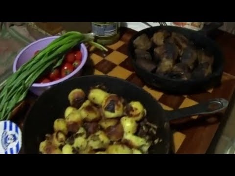 Видео: Деревенский ужин на заброшенной ферме.