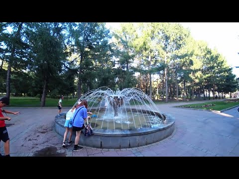 Видео: Красный проспект Нарымский сквер Проспект Маркса Матрешки Ватутина Площадь Труда Новосибирск Сибирь