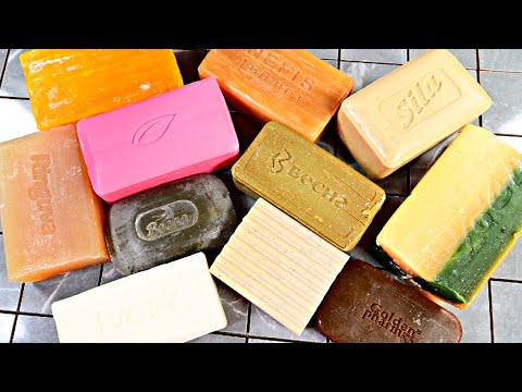 Видео: ASMR SOAP. 🧡🤎Резка сухого мыла. Satisfying video🧡🤎