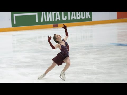 Видео: Daria Usacheva - 1TV Trophy 2021 - SP / Дарья Усачева - Кубок Первого 2021 - КП - 06.02.2021
